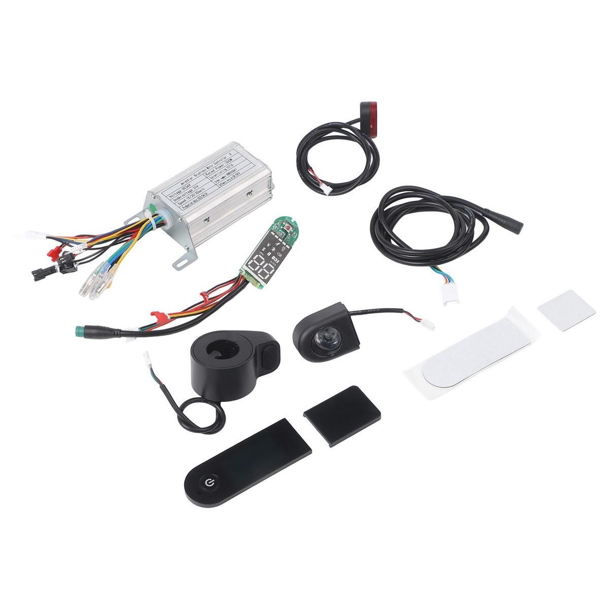 Kit De Contrôleur Scooter Électrique – 36V 350W 15A – Avec Accélérateur, Frein, Tableau De Bord – Compatible 36V – Remplacement Facile