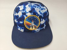 Youth NASA STS-27 Space Shuttle Mesh Trucker Snapback Hat Cap Boys Girls Blue