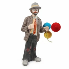Emmett Kelly Jr. Collection –230/2038   9" × 3"   Clown With Balloons By Flambro
