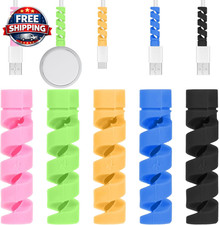 20 Pcs Charging Cable Protector, Break-And-Bend-Resistant Spiral Cord Savers for