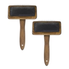 Wool Carder Brush 2 Medium, Black/brown