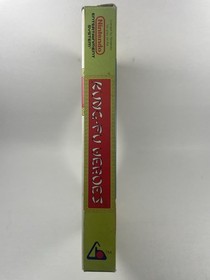 Kung Fu Heroes - Nintendo NES 1988 (CIB) Complete in Box W Manual 