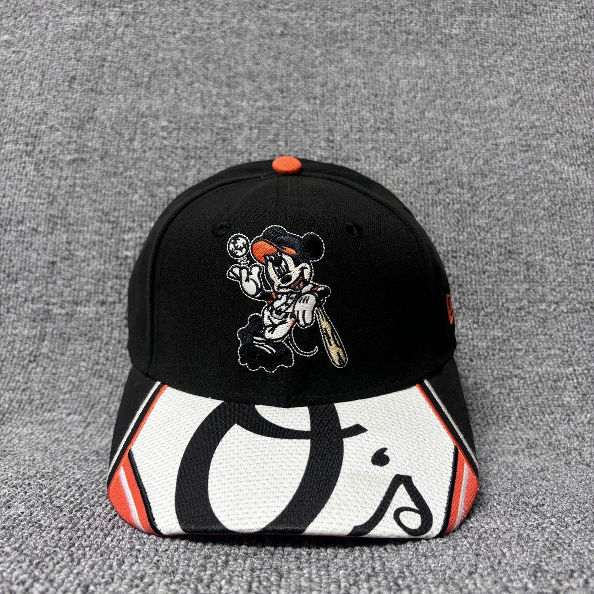 New Era Baltimore Orioles Mickey Mouse 9FORTY Youth Adjustable Hat MLB Black