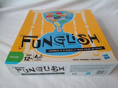 FUNGLISH Brettspiel von Hasbro um 2009 UNBENUTZT Alter 12+