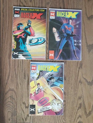 Racer X 1-3, NOW comics Lot