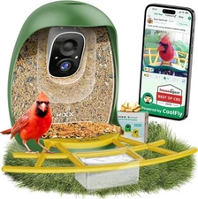 HIXX Smart Bird Feeder with Camera, Birdwatching with Free AI Identification