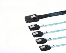SAS cable SFF8087 to 4 data 1/4 positive wire reverse 1 to 4 hard drive cable
