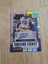 2021 Contenders Draft Picks TYLER SHELVIN Cracked Ice Autograph /23 Rookie Auto