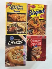 Vintage Betty Crocker Pillsbury Recipe Booklet Bisquick Crescents - Lot of 4
