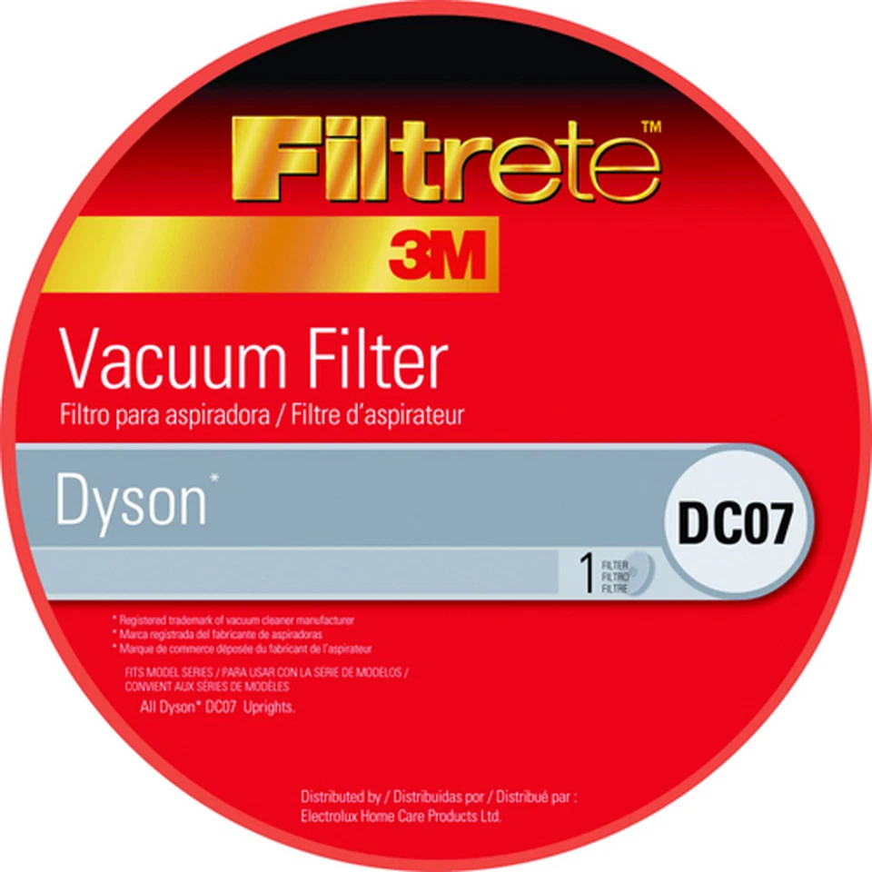 1 PACK 3M Filtrete Dyson DC07 Upright Allergen Replacement Vacuum Filter 68807 - Image 2 of 2