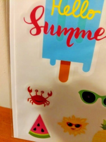 POP SHOP Mobile Accessory Stickers Large For Computer Phone Tablets Hello Summer - 第 3/6 張圖片