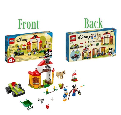 21 Lego Disney Mickey Mouse Donald Duck S Farm Building Kit 118 Pcs Ebay