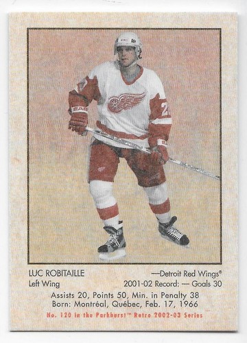 02/03 PARKHURST RETRO BASE Hockey (#1-200) U-Pick From List - Picture 121 of 200