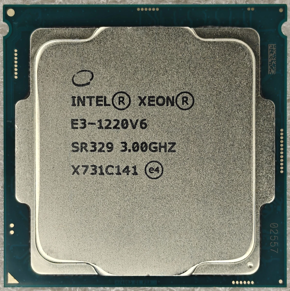 Intel Xeon E3-1220 V6 Processor Model Computer Processors (CPUs