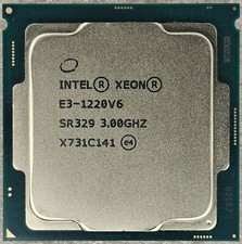 Intel Xeon E3-1220 V6 SR329 LGA-1151 CPU Processor 3.00 - 3.50GHz 4-Core 8MB 72W