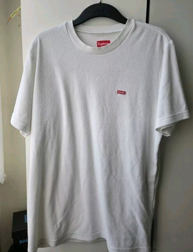 SS17 Supreme Terry Small box tee size L Large white T-shirt | eBay