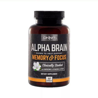 Onnit Labs Alpha Brain Supplement Brain Health, Improves Memory And Focus