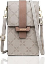 Smartphone pouch shoulder bag, mobile phone pouch shoulder bag, beige, N01