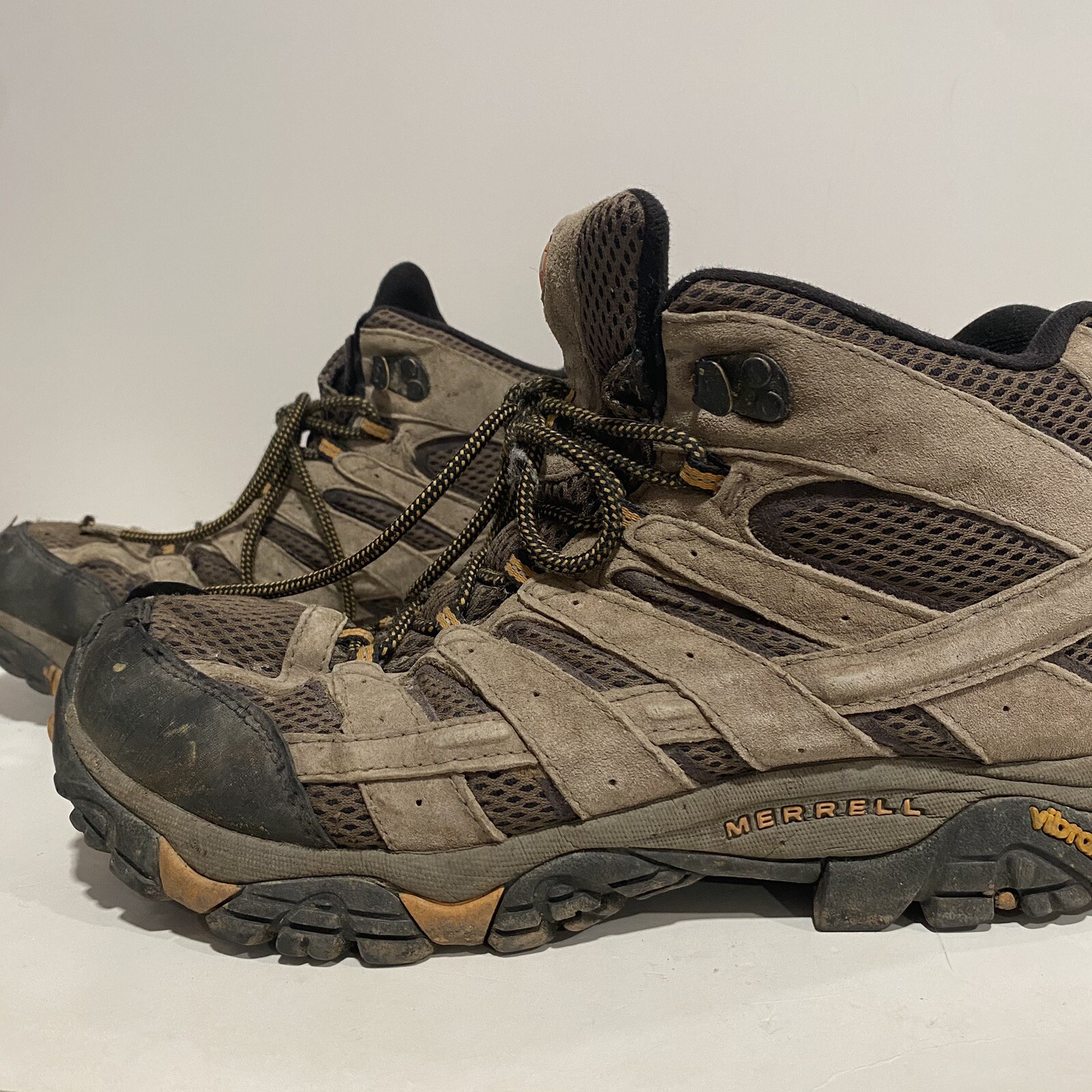 Scarpe da trekking Merrell Moab 3 Mid uomo 10 5 noce J86593 passeggio campeggio Vibram