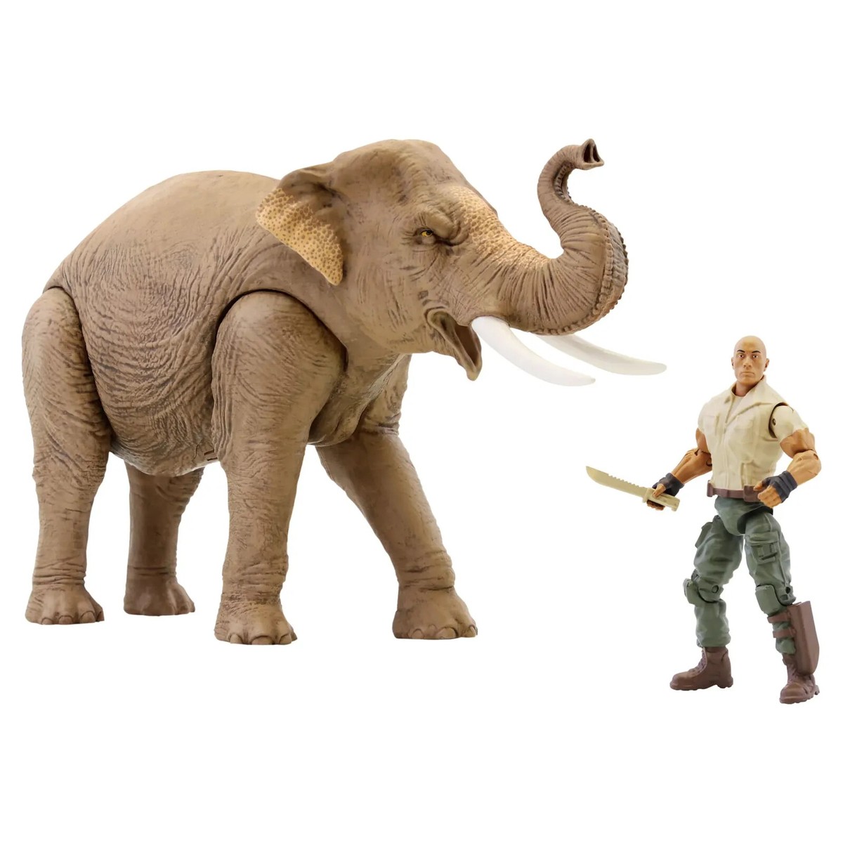 Jumanji Action Figure Massive Hippo+ Charging Rhino+ Colossal