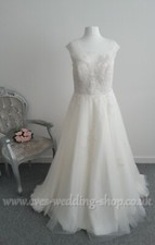 Victoria Kay ivory ball gown wedding dress UK16