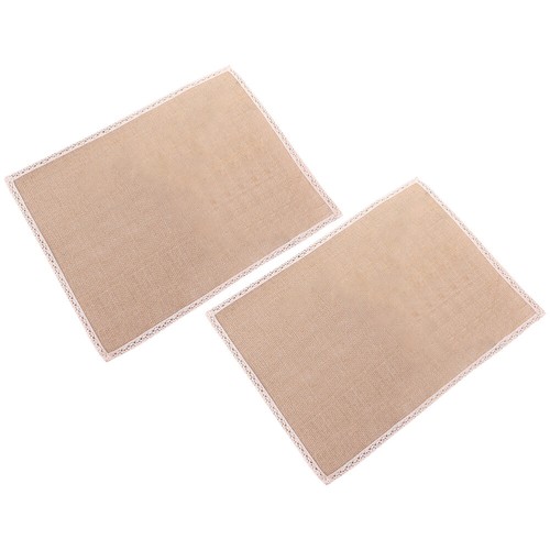 2pcs Insulation Mat European Food Cushion Plate Cup Cushion Delicate Coaster - Bild 7 von 12