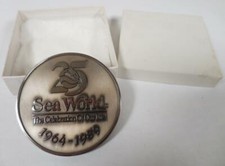 SeaWorld 25th Anniversary 3" Medallion Token in Box