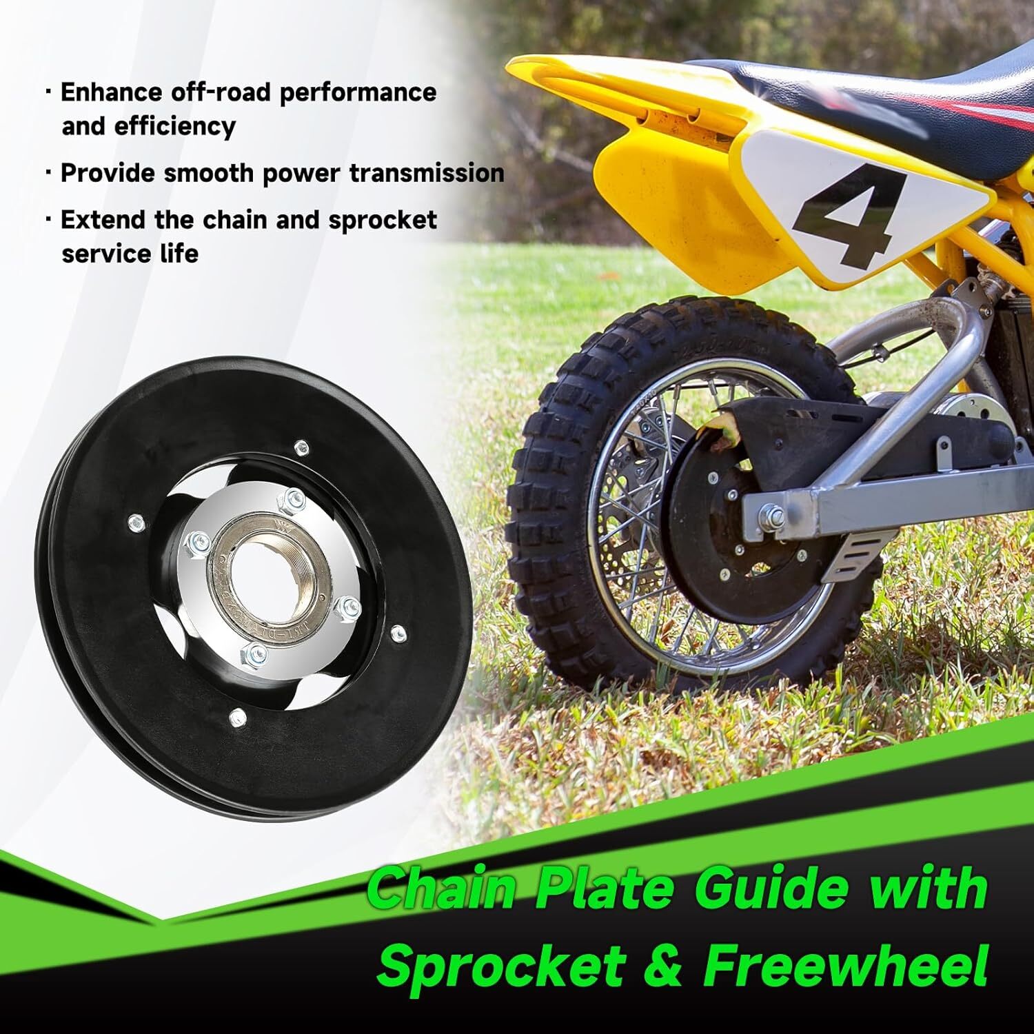 Rear Sprocket Freewheel Chain Plate Guide For Razor MX650 SX500 RSF650 ...