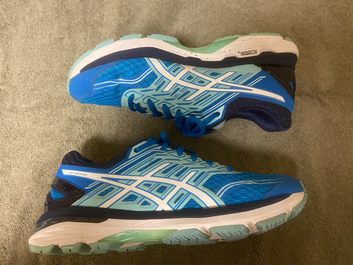 ASICS GT-2000 5 Women's Blue Running Athletic Shoes Size 8.5