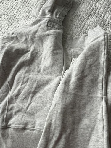 Abercrombie Kids Gray Set Sweatshirt Hoodie & Pants Girls 13/14 Thumb Holes - Picture 13 of 14