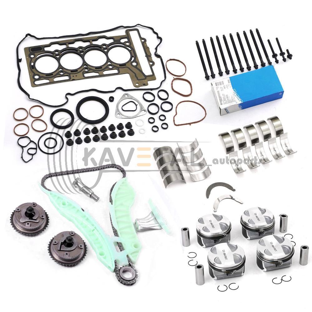 N12 N16 1.6L Engine Piston Gasket Bearing Timing Kit w/ VVT Gear For Mini Cooper