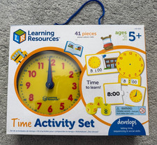 Learning Resources LER3220 Time Activity Set 