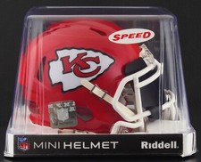 KANSAS CITY CHIEFS NFL Riddell SPEED Mini Football Helmet w/ EYE SHIELD VISOR