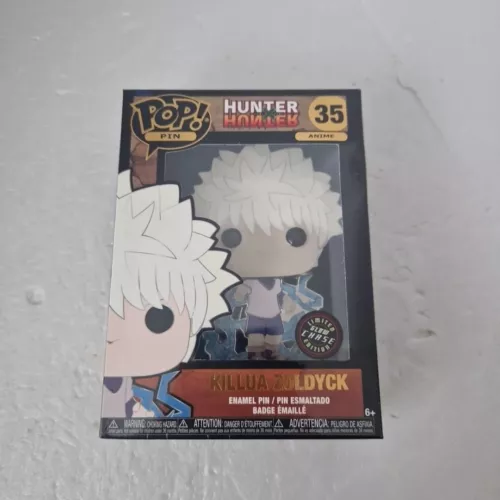 Funko POP! Hunter x Hunter Anime Enamel Pin - KILLUA ZOLDYCK #35 GLOW CHASE Rare