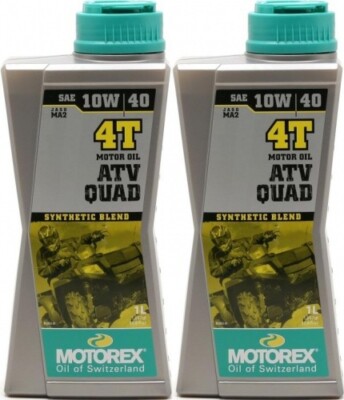 MOTOREX 4T ATV QUAD SAE 10W-40 Motorrad Motoröl 2x 1l = 2 Liter