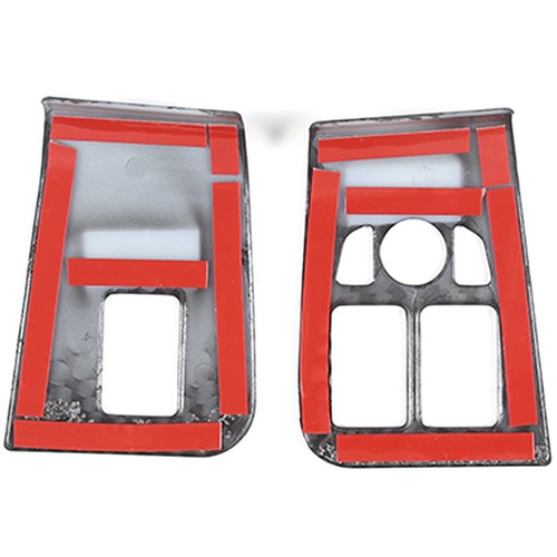 Para 13-24 Jaguar F-TYPE Carbono ABS Ventana Vidrio Elevador Interruptor Botón Cubierta Marco - Imagen 15 de 15