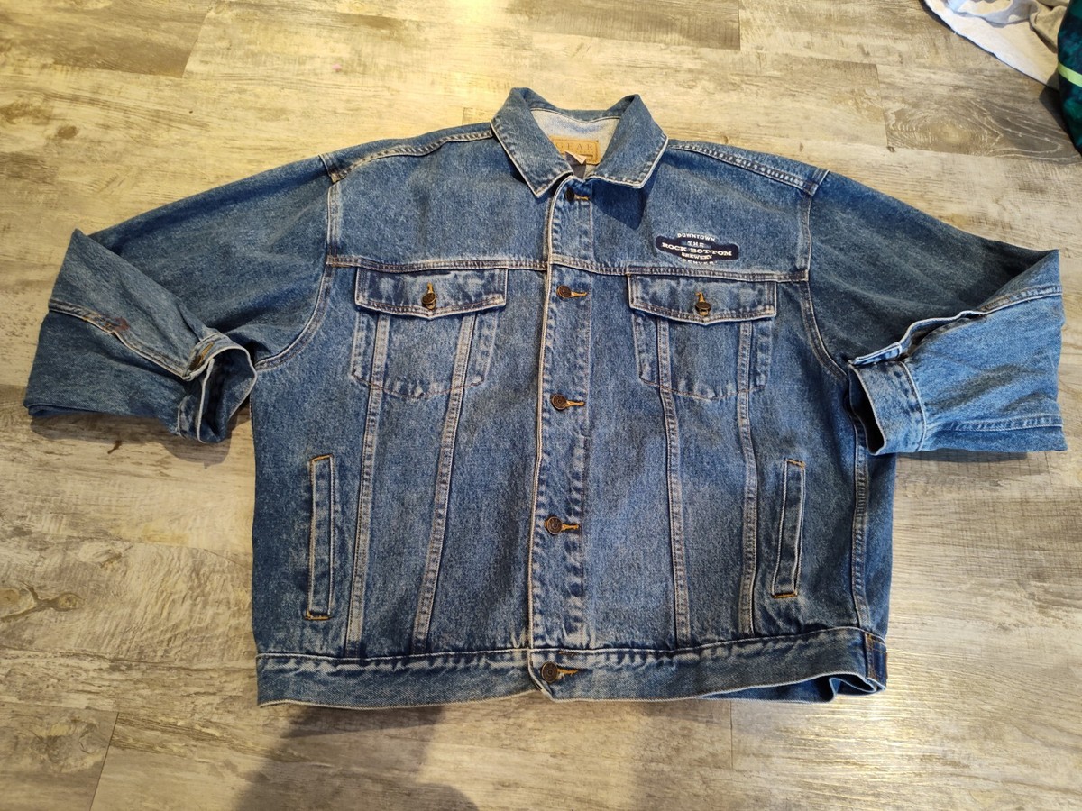 Vintage Denim Denim Gear Jacket Vintage Gear For Sports Men's Size