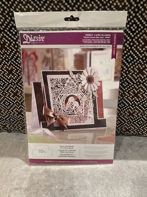 Crafter's Companion-Die'sire Fancy Fold Card Blanks-Square Centre Step-Cardstock