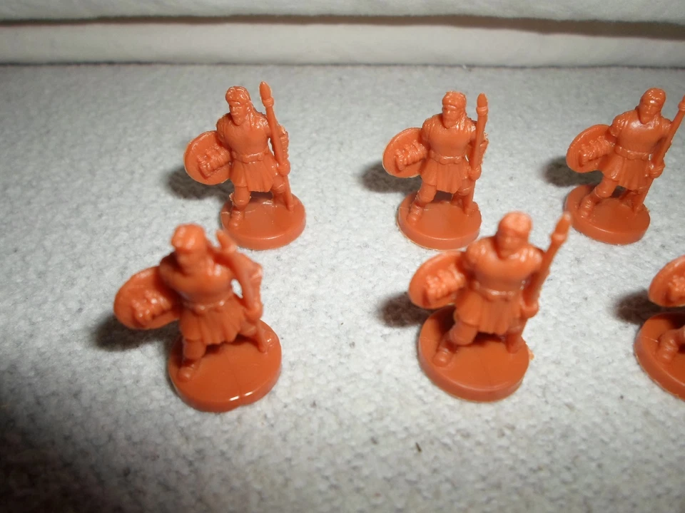 *Part Only* Risk GodStorm Board Game lot 10 Norse Red Brown Soldiers Replacement - Image 2 of 4