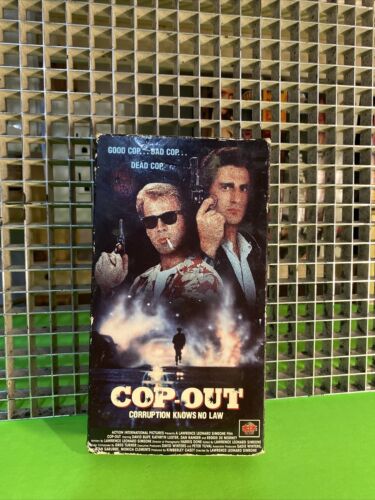 COP-OUT-VHS•AIP Studios•RARE•Cult Action• - Picture 1 of 5