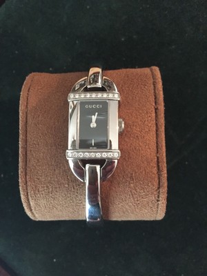 GUCCI OROLOGIO IN ACCIAIO E BRILLANTi BAMBOO NUOVO CON GARANZIA | eBay