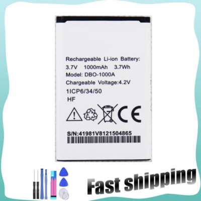 DBO-1000A New Cell Phone Battery 1000mAh For Doro 1370 1372