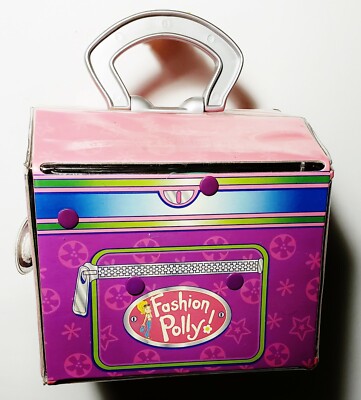 Vintage 2004 Polly Pocket Fashion Fold-Out Shopping Mall Carry Case Doll  Playset