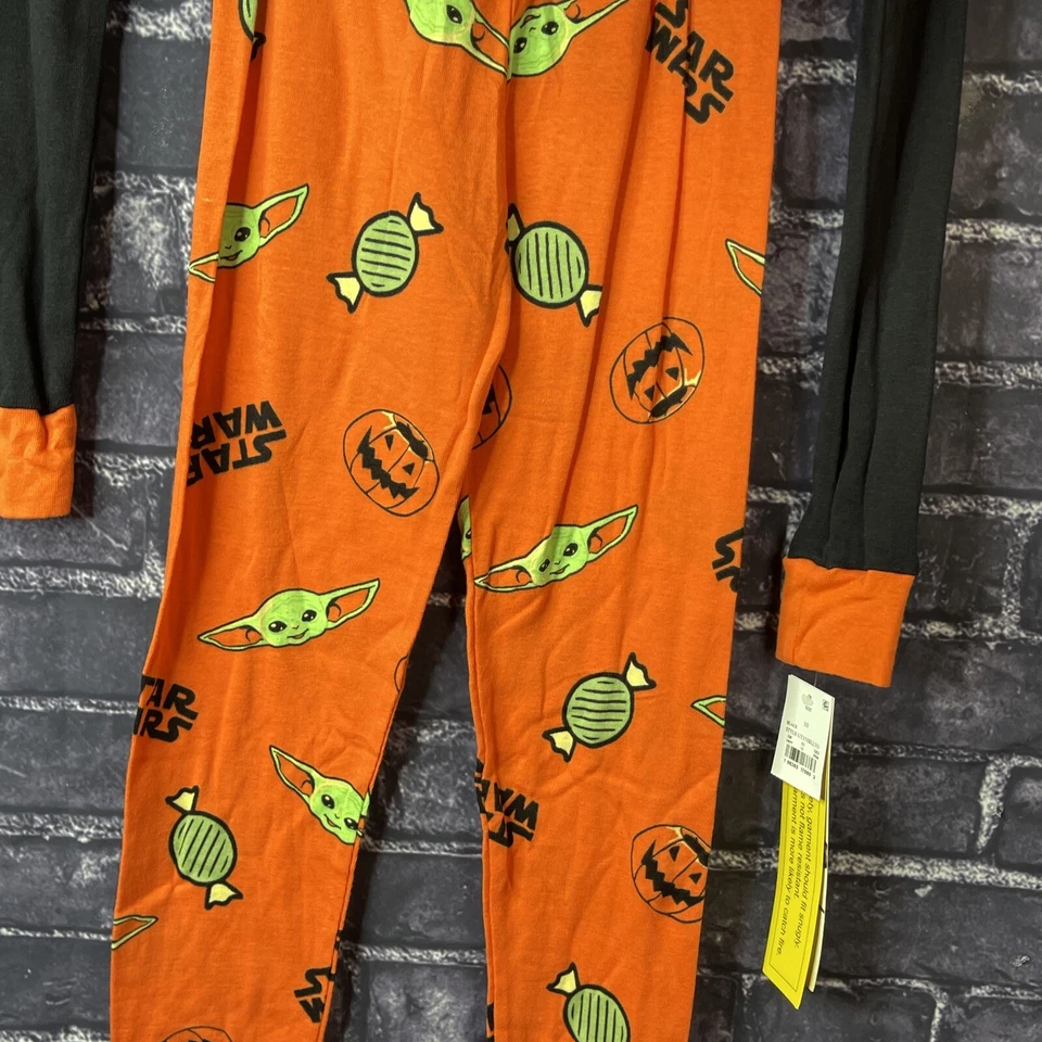 Star Wars Baby Yoda Unisex Talla 10 Halloween Pijama Niños o Niñas Ajuste Ajustado Foto 4 de 4