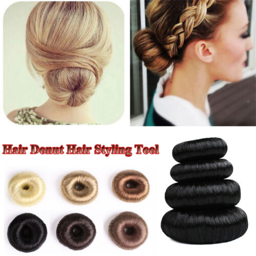 Ladies Girls Magic Hair Donut Hair Ring Bun Maker Hair Styling Tools c |  eBay