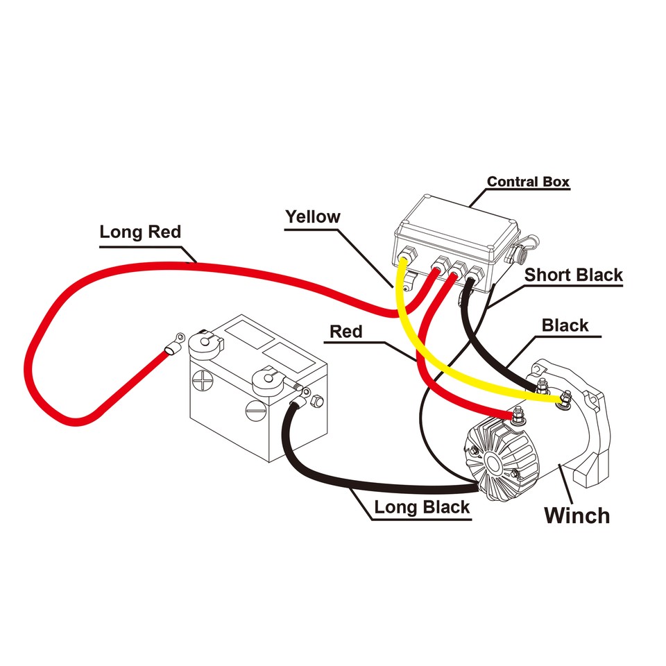 XBULL Winch Control Box Fit 1000013000lbs Winch With Wireless Remote