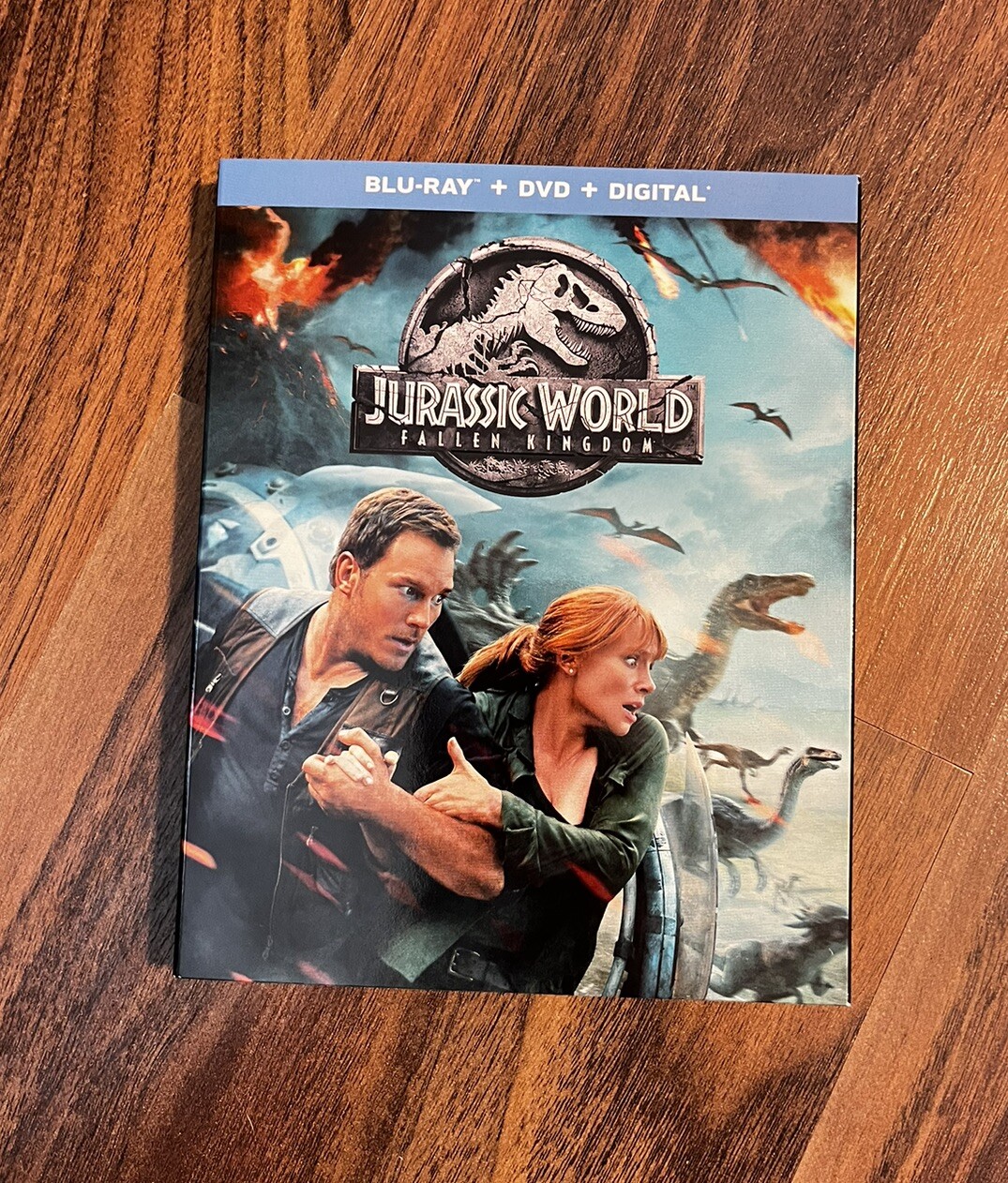 Jurassic World Fallen Kingdom DVD Blu-ray Sealed PG-13 Chris Pratt