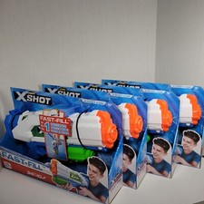 LOT OF 4 -XShot Water Warfare Fast-Fill Water Blaster Fills in just 1 second
