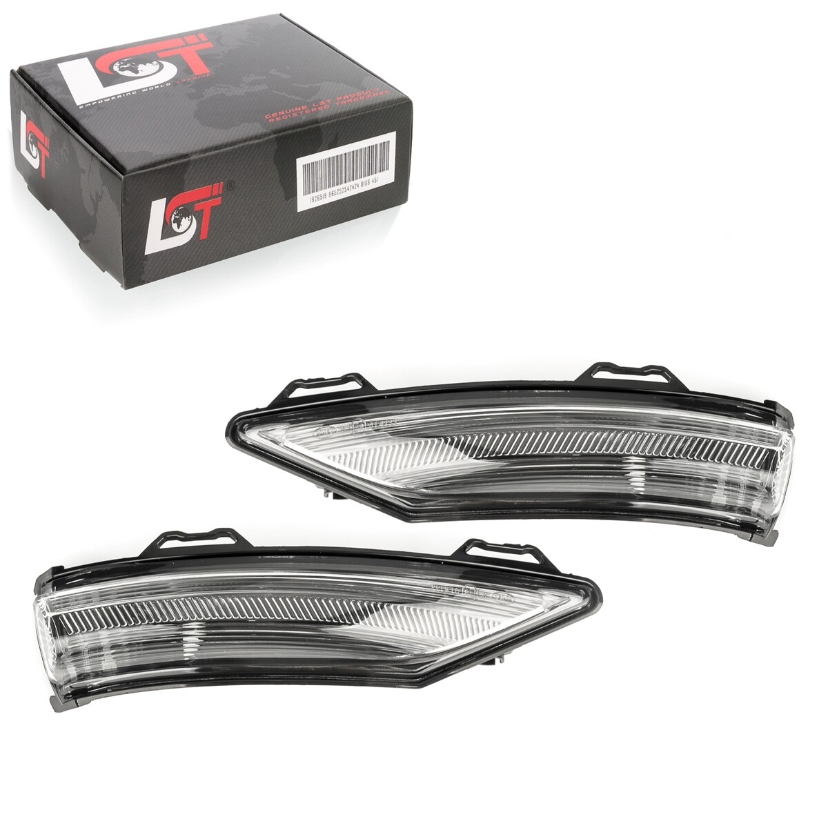 2X Turn Signal Light Mirror Clear Left Right For Ford Fiesta VII 7