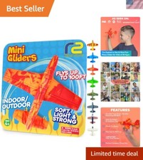 Durable EVA Foam Airplane Glider - Safe Indoor  Outdoor Toy for Ages 2-13